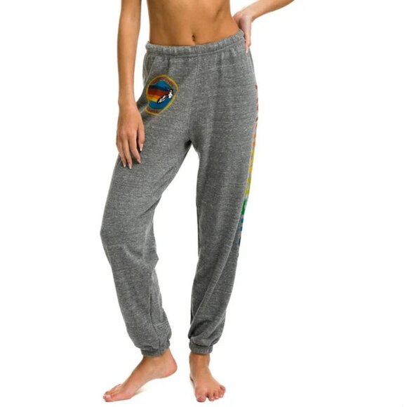 GUC Aviator Nation Venice Joggers/Sweatpants, Heather Grey, XS - Picture 1 of 15